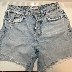 Reformation Light Blue Jean Shorts